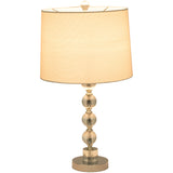 Crystal Table Lamp, Silver, Set of 2-Lighting-High Fashion Home