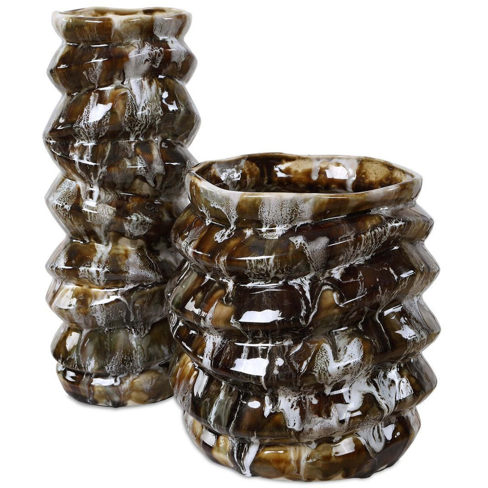 Cuoco Vases, Multi, Set of 2