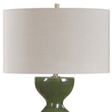 Curhan Table Lamp, Moss Green