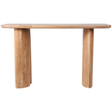 Curved Leg Console, Natural