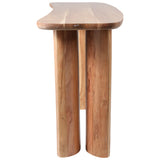 Curved Leg Console, Natural