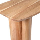 Curved Leg Console, Natural
