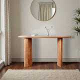 Curved Leg Console, Natural