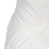 Curvy Ribbed Sculpture, White-Accessories-High Fashion Home