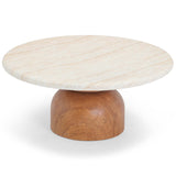 Cynthia Coffee Table, Natural/Brown-Furniture - Accent Tables-High Fashion Home