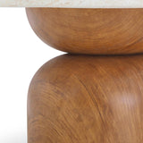 Cynthia Coffee Table, Natural/Brown-Furniture - Accent Tables-High Fashion Home