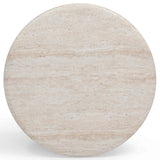 Cynthia Side Table, Natural/Brown-Furniture - Accent Tables-High Fashion Home