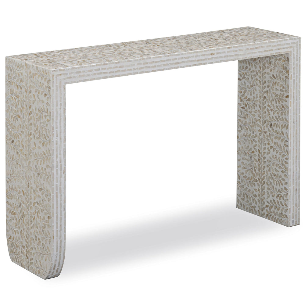 Cyprus Console Table, Cream-Furniture - Accent Tables-High Fashion Home