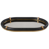 Cyprus Oval Tray, Black