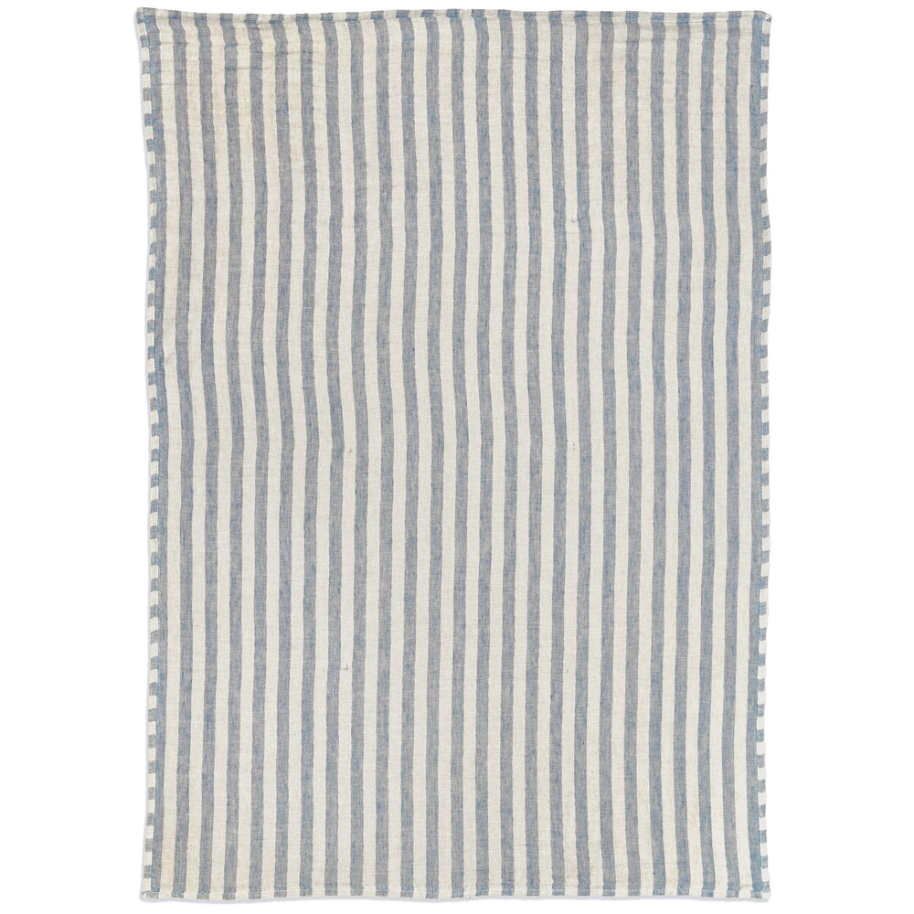 Cyprus Throw, Ivory/Blue