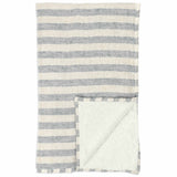 Cyprus Throw, Ivory/Blue