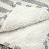 Cyprus Throw, Ivory/Blue