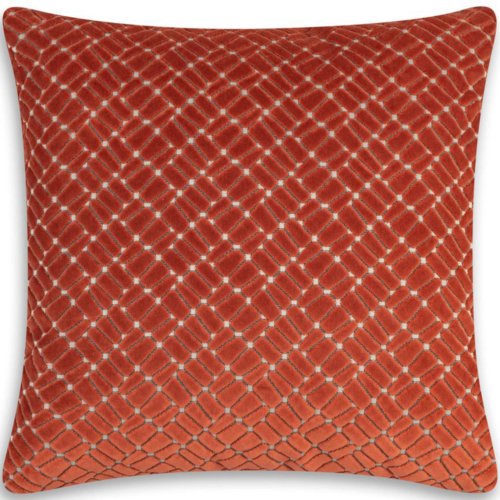 Grace Pillow, Red Lattice
