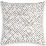Grace Pillow, White Lattice