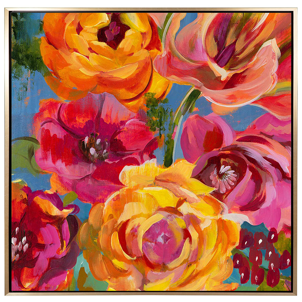Jardin Flowers II Framed