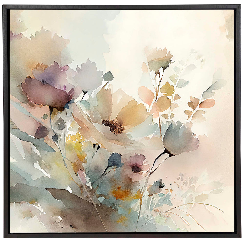 Abstract Flora Framed