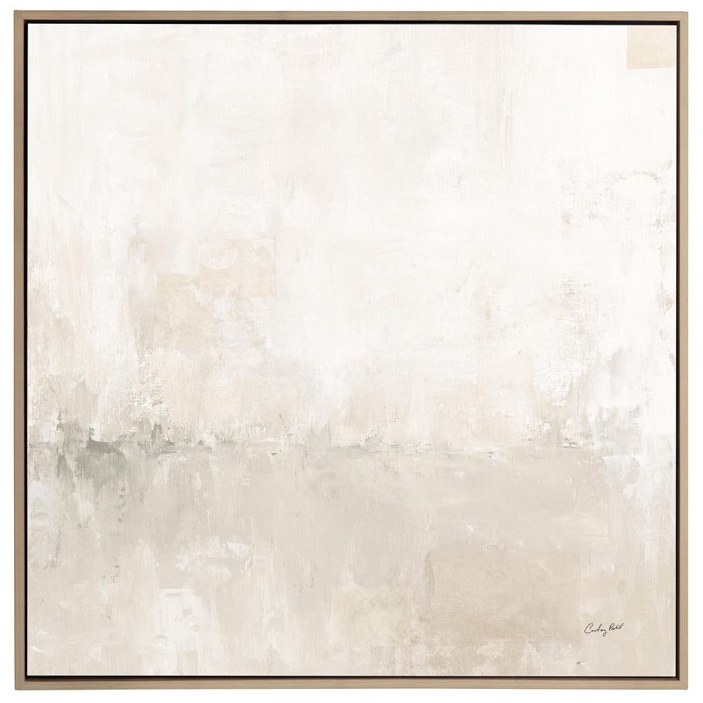 Light Gray Morning Framed