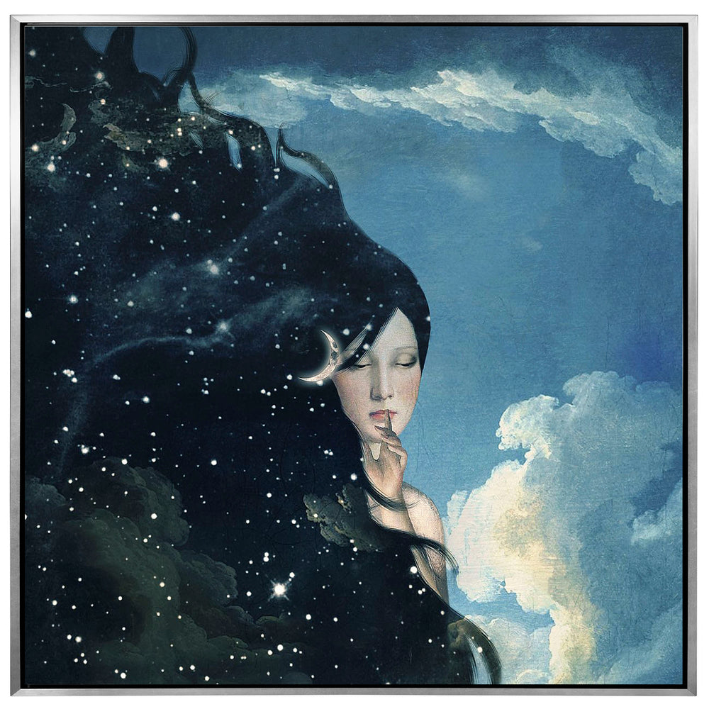 Lady Night Framed