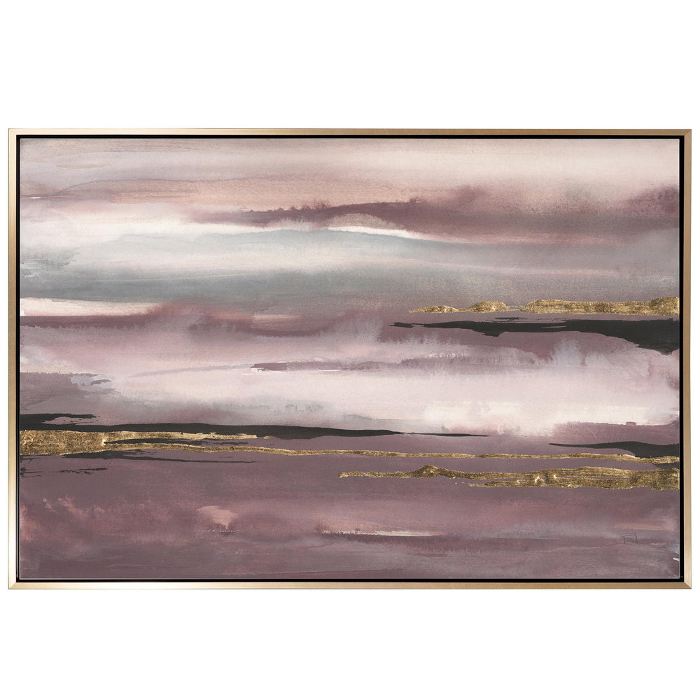 Gilded Storm I Framed
