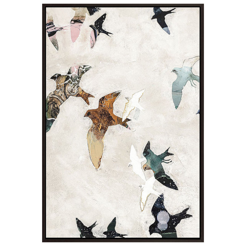 Abstract Birds 1 Framed