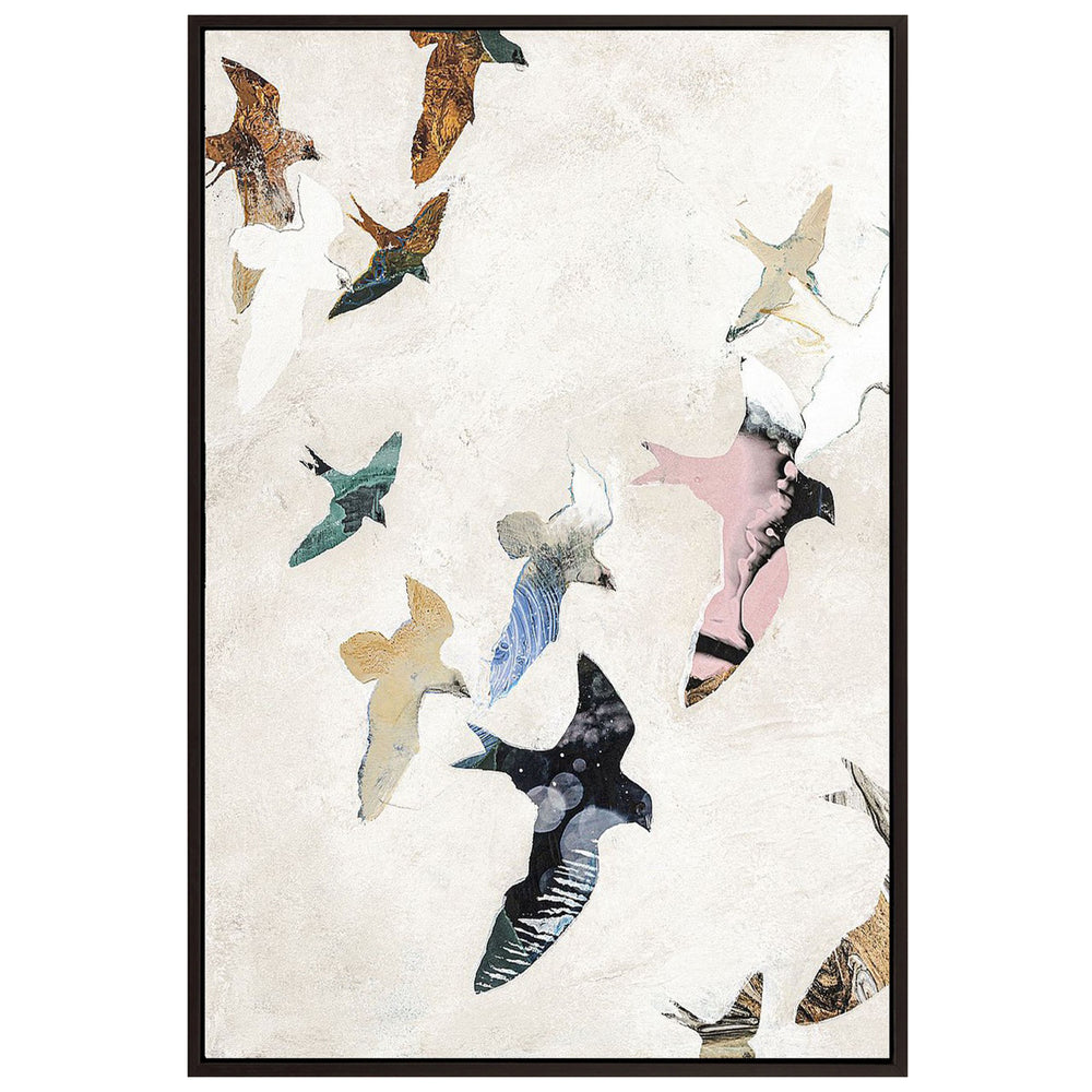 Abstract Birds 2 Framed