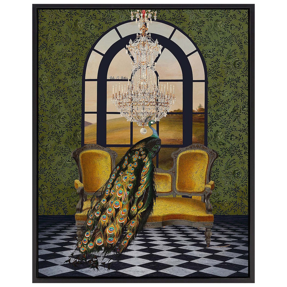 Peacock Extravaganza Framed
