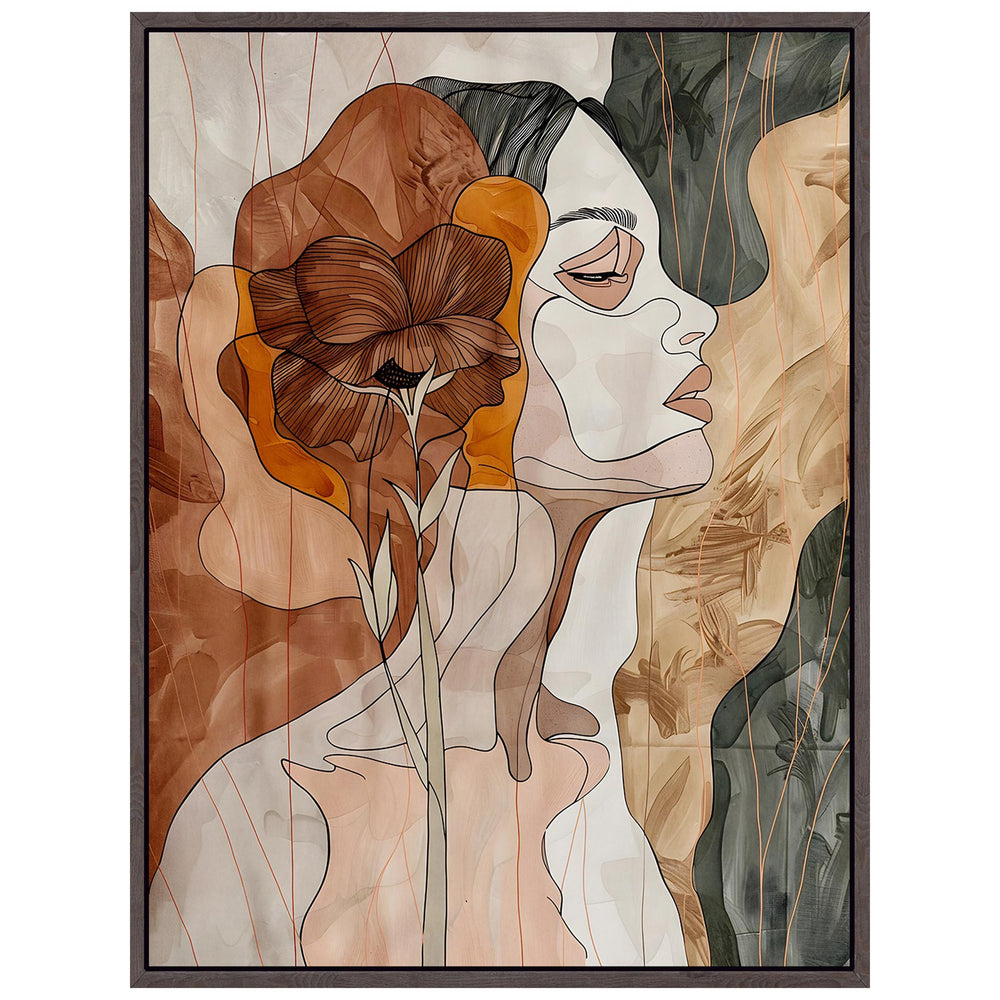 Contours of Woman 10 Framed