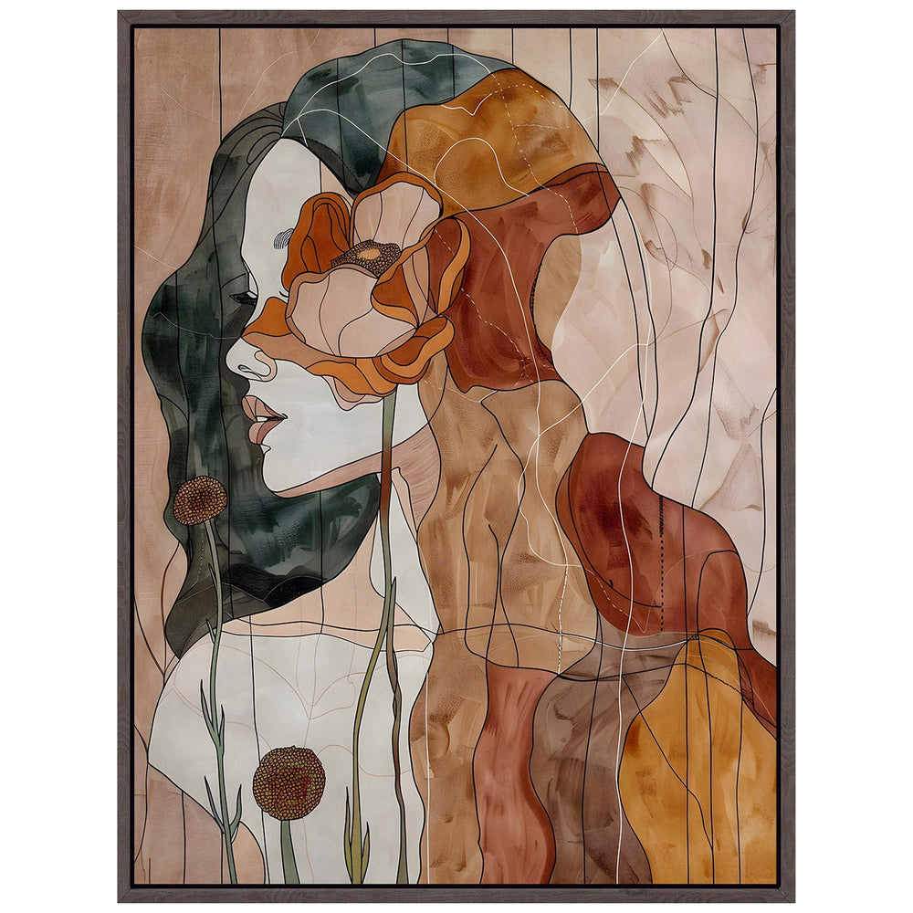 Contours of Woman 6 Framed
