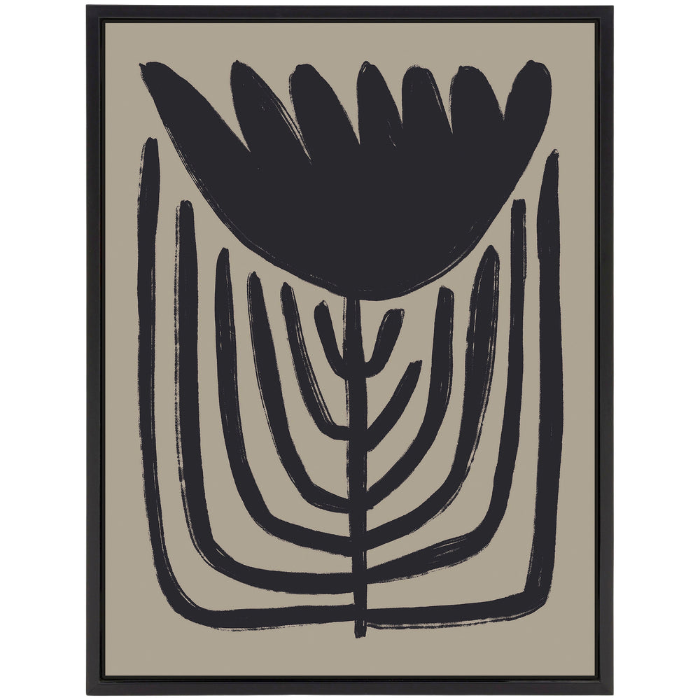 Simple Floral Thrive Framed