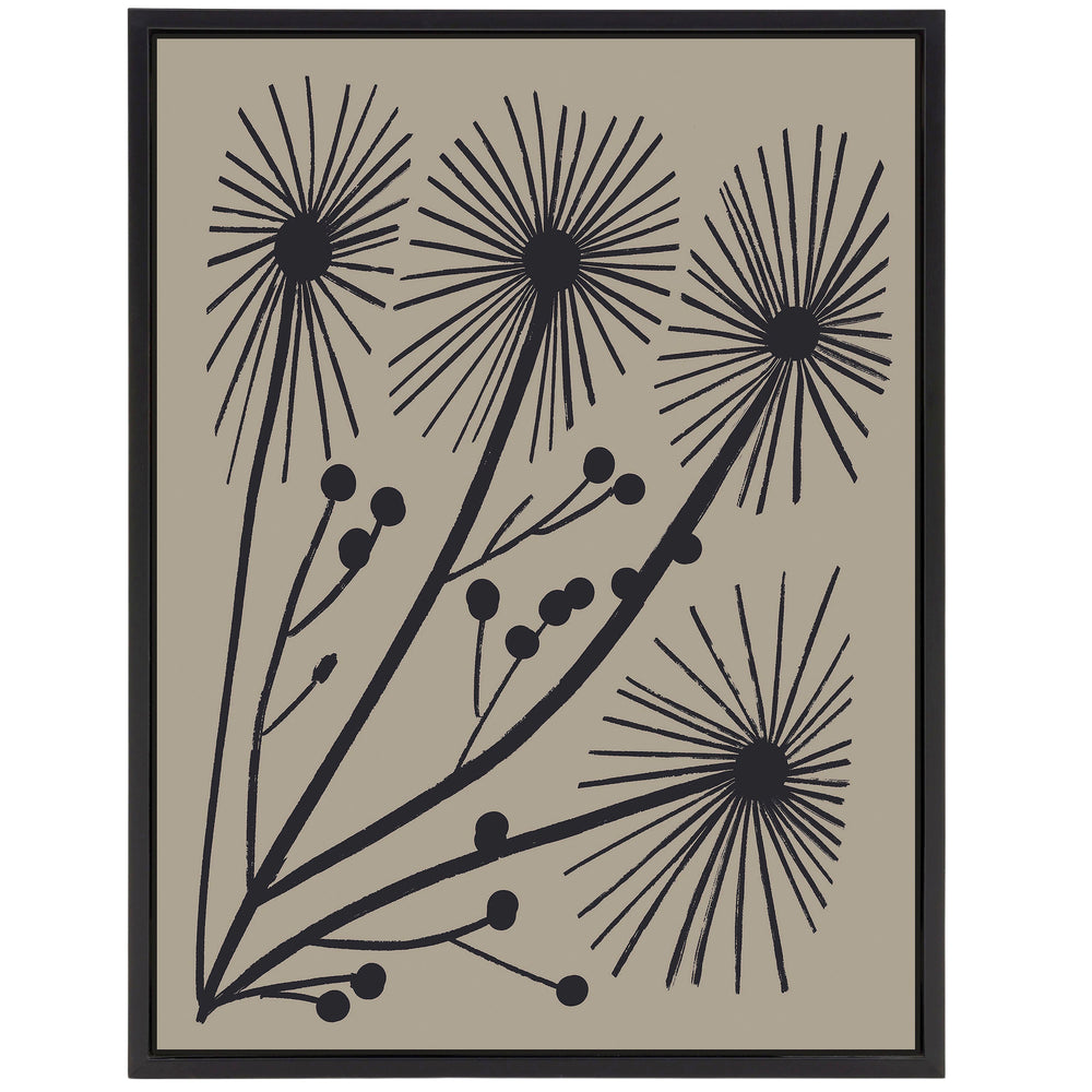 Simple Floral Lively Framed