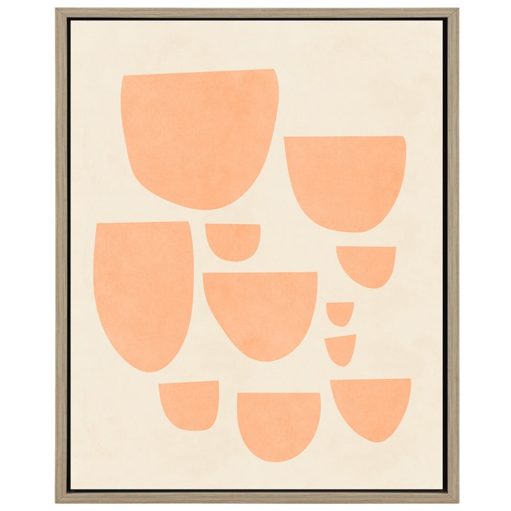Peach Fuzz II Framed