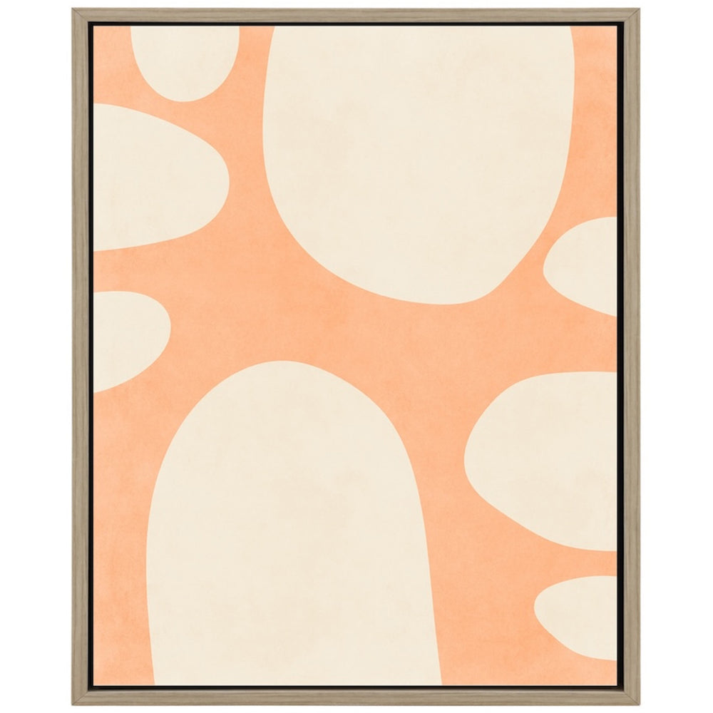 Peach Fuzz III Framed