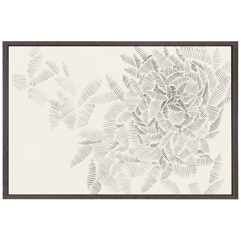 Monochrome Bloom II Framed