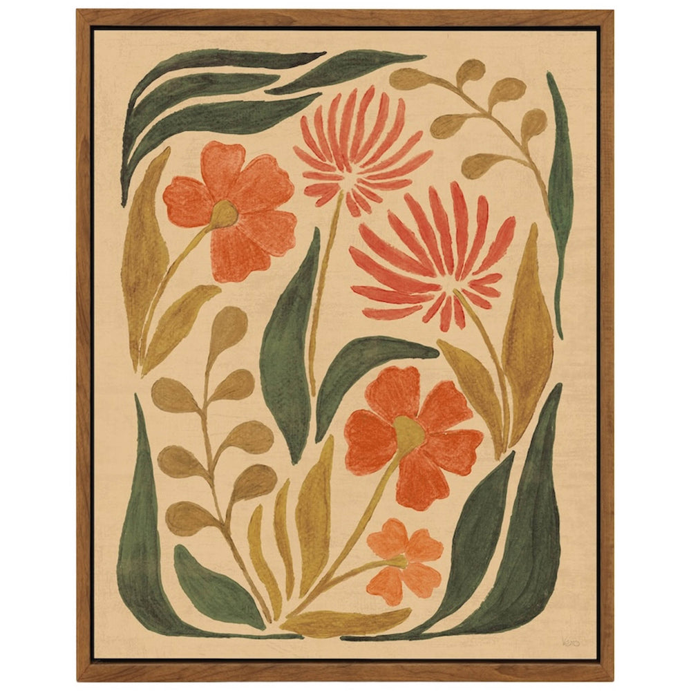 Bold Floral Abstract II Framed