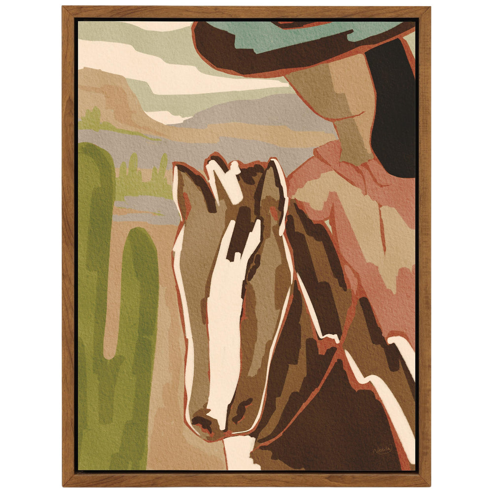 Dusty Rider II Framed