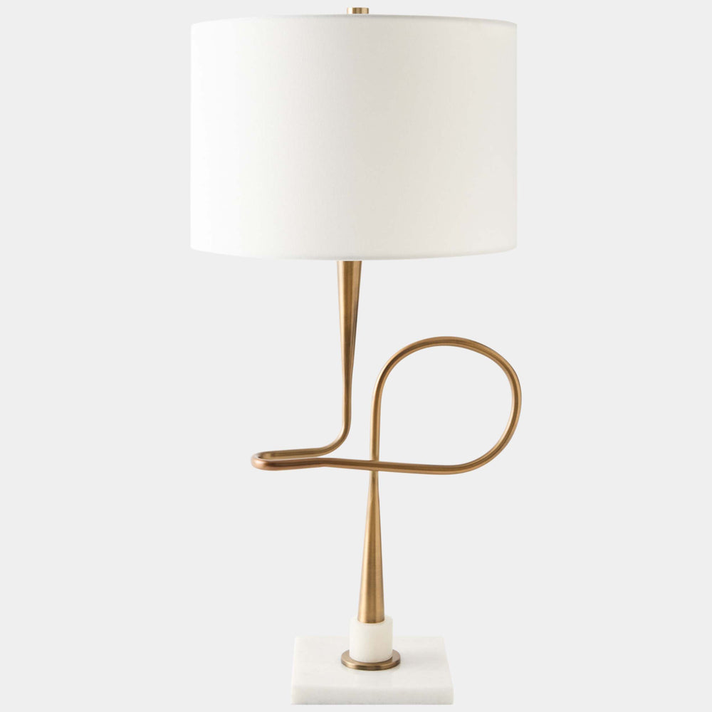 Round the Loop Lamp, Brass