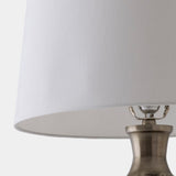 Cecily Table Lamp, Antique Silver