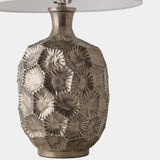 Cecily Table Lamp, Antique Silver