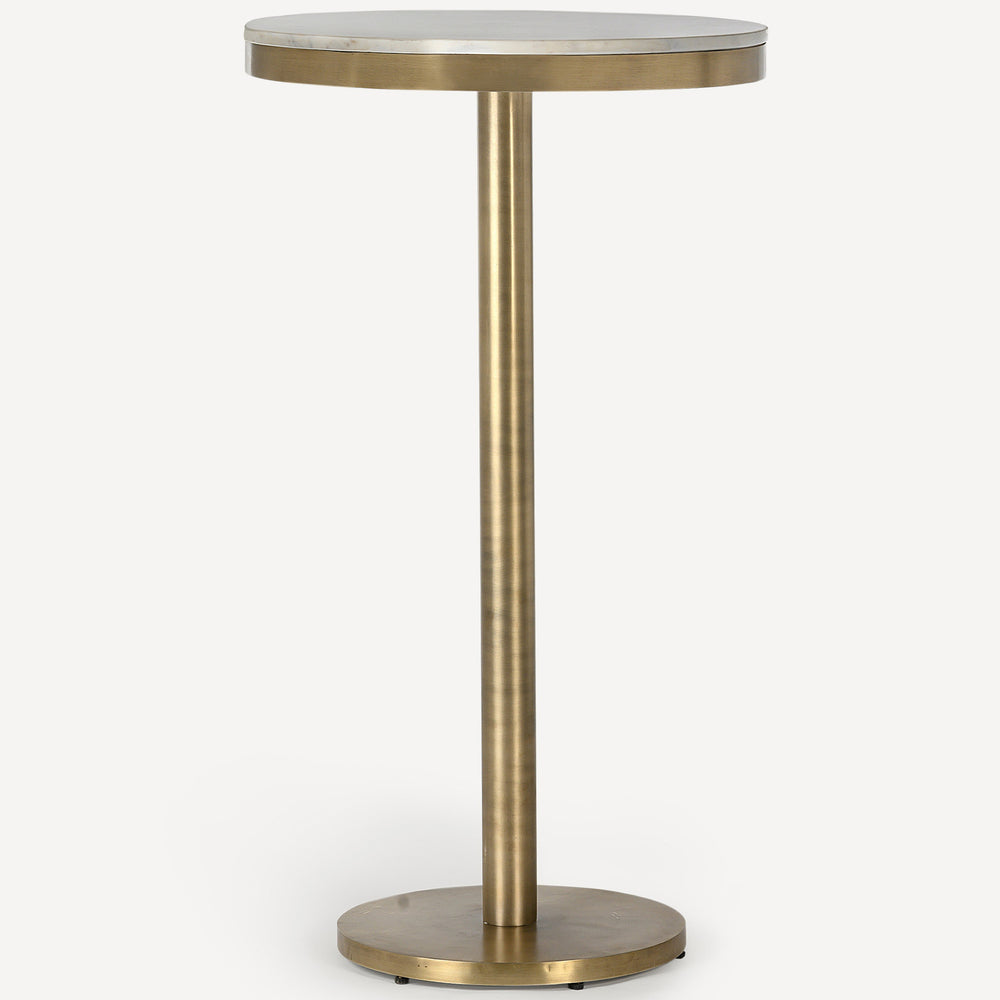 Shay Marble Counter Table, White