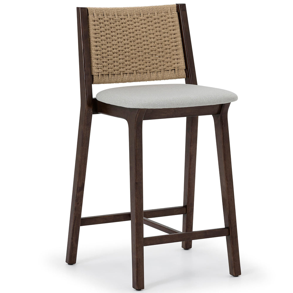Lume Counter Stool, Light Walnut-Furniture - Dining-High Fashion Home
