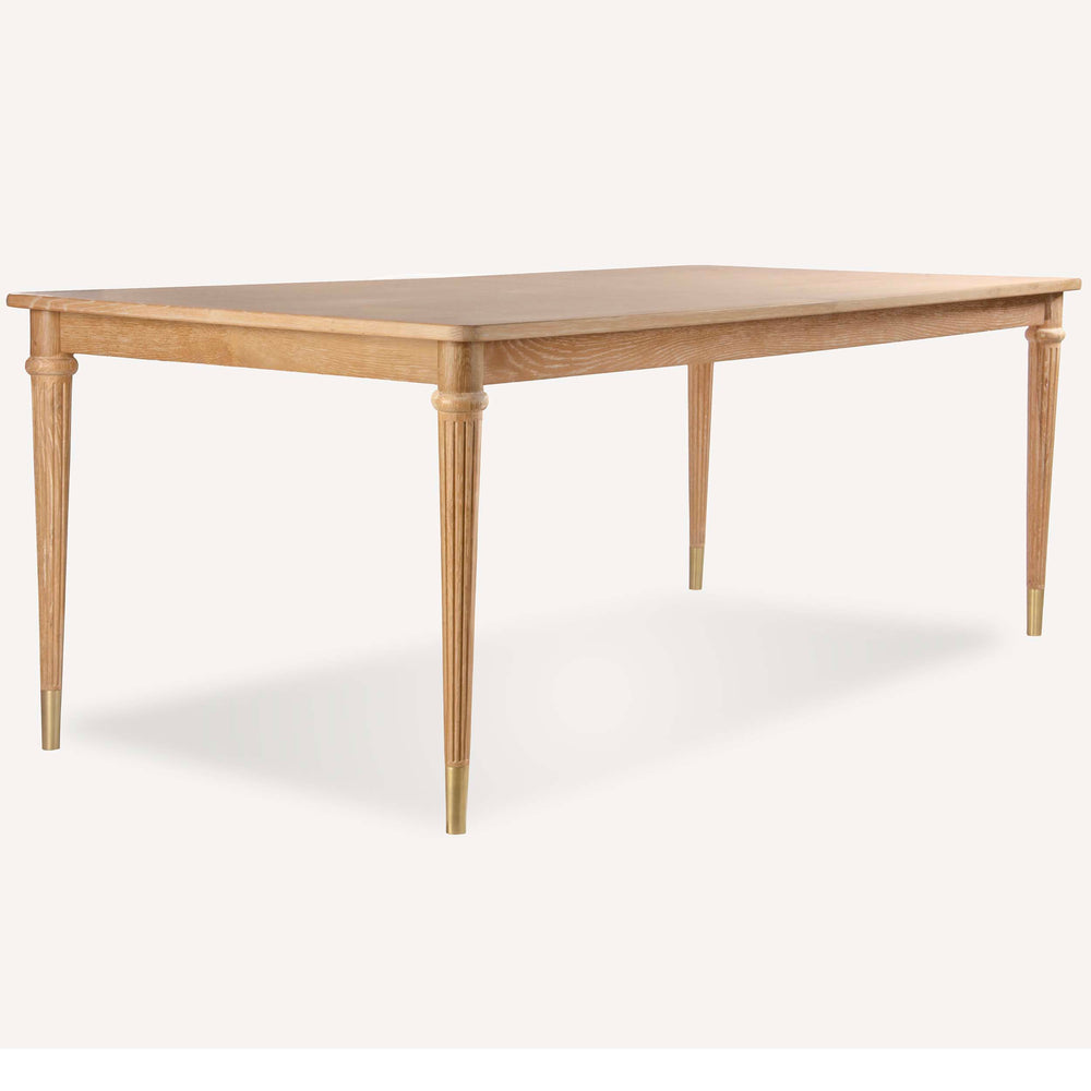 Pietro Rectangular Dining Table, Natural