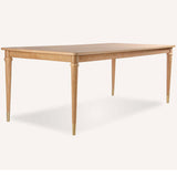 Pietro Rectangular Dining Table, Natural