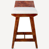 Tangent Counter Stool, Light Walnut