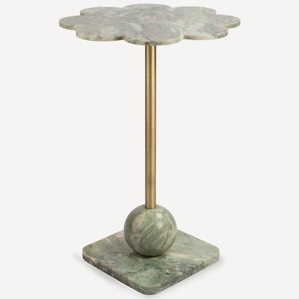 Helia Counter Table, Green Onyx