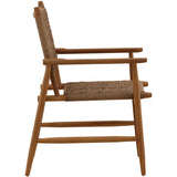 Araya Outdoor Dining Chair, Light Brown, Set of 2