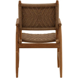 Araya Outdoor Dining Chair, Light Brown, Set of 2