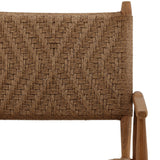 Araya Outdoor Dining Chair, Light Brown, Set of 2