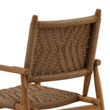 Araya Outdoor Dining Chair, Light Brown, Set of 2