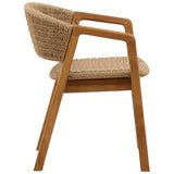 Arrow Outdoor Dining Chair, Natural