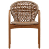 Hexton Outdoor Dining Chair, Taupe, Set of 2
